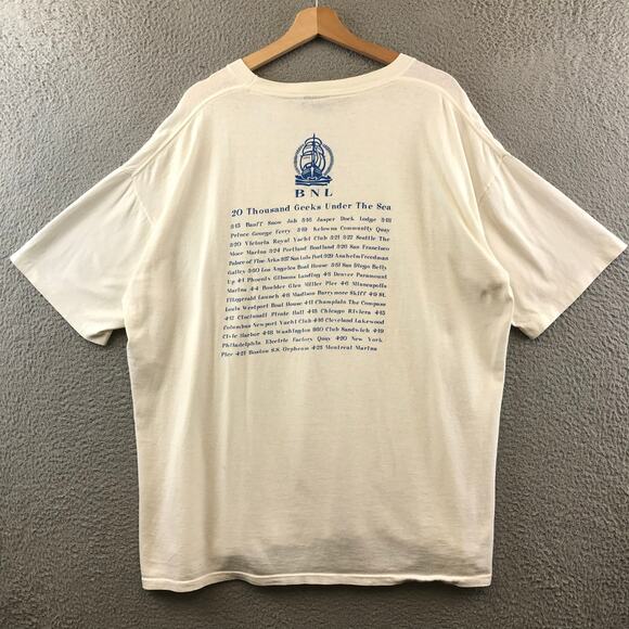 Vintage 90s Barenaked Ladies BNL Tour T Shirt Rock Band XXL - Picture 3 of 10